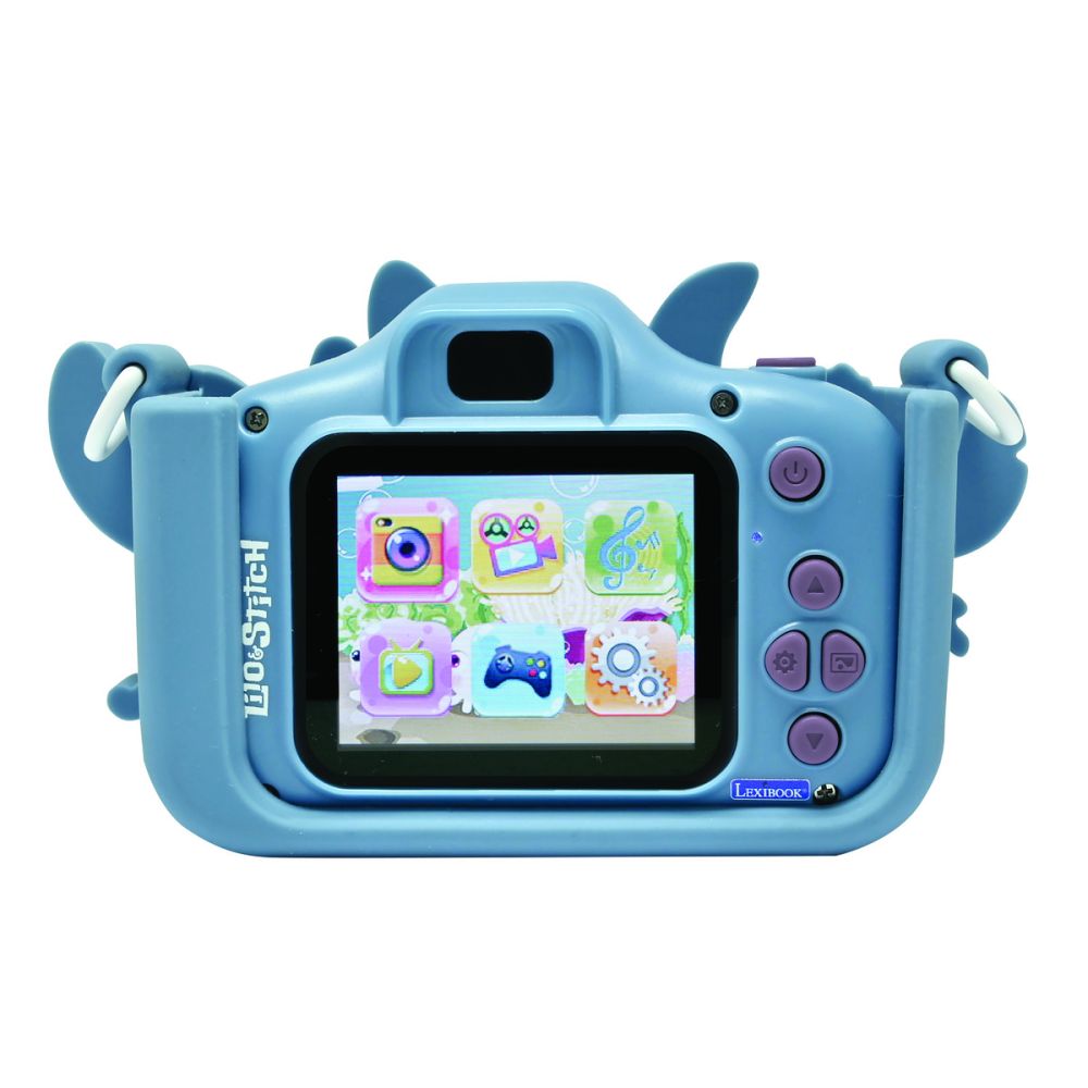 Camera digitala foto-video cu husa, Lexibook, Disney Stitch, 8GB