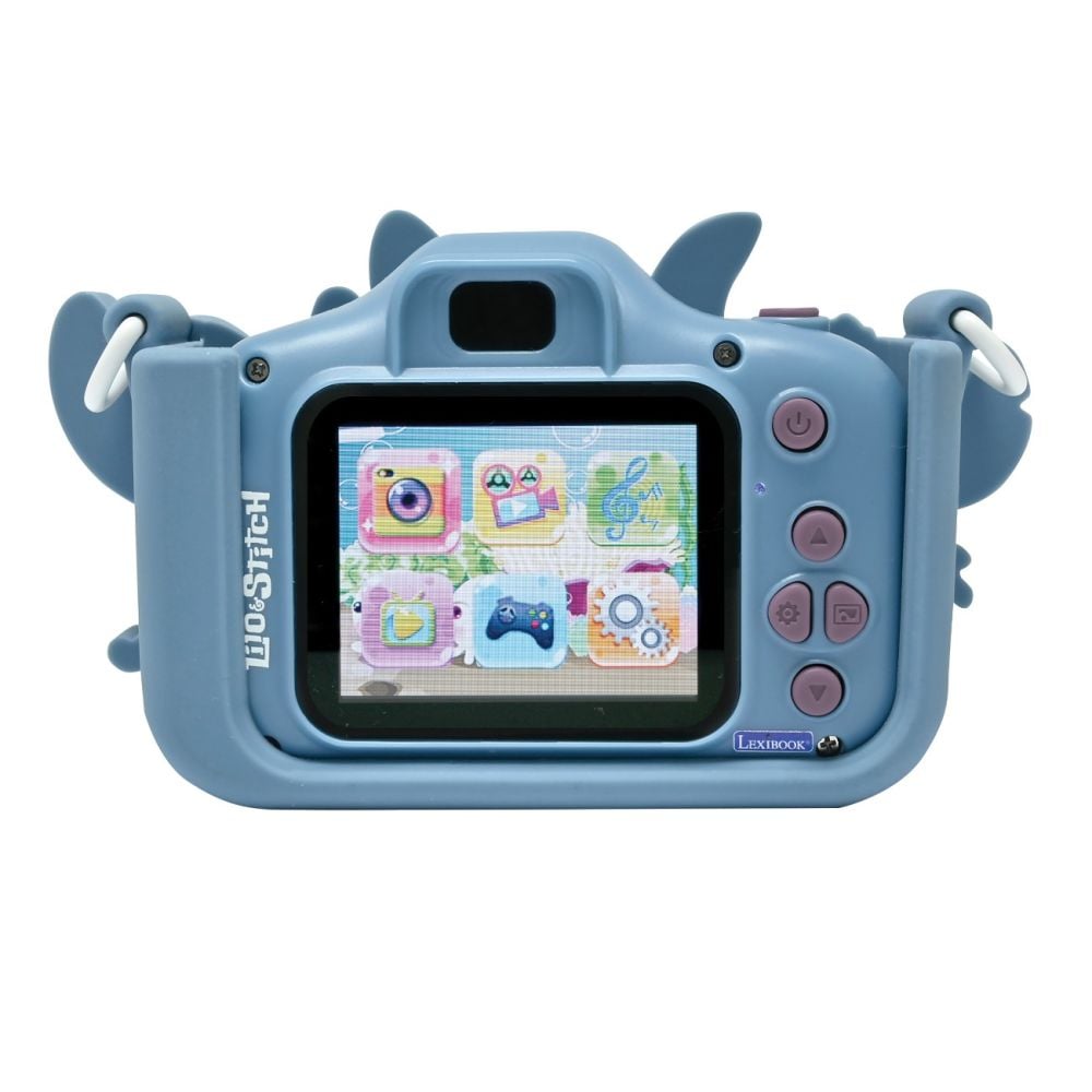 Camera digitala foto-video cu husa, Lexibook, Disney Stitch