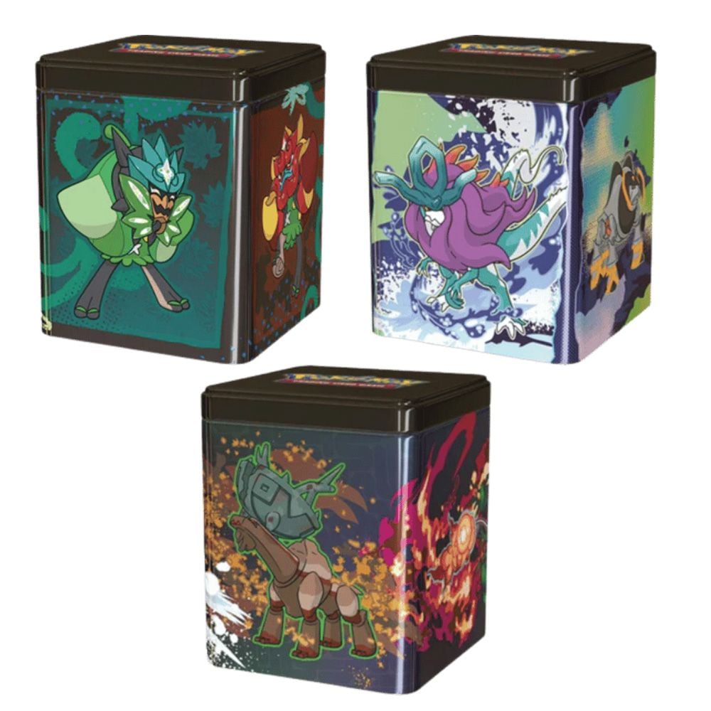 Set carti de joc in cutie, Pokemon, Stacking Tins, 2025