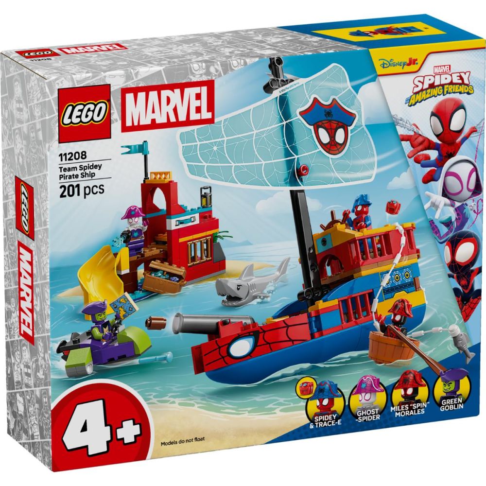 LEGO® Spidey - Corabia de pirati a echipei lui Spidey (11208) | Noriel
