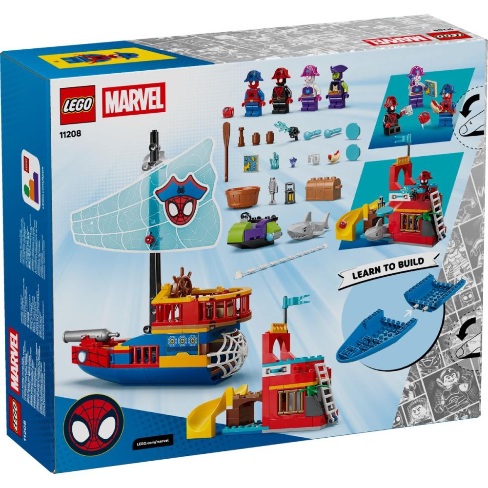 LEGO® Spidey - Corabia de pirati a echipei lui Spidey (11208)