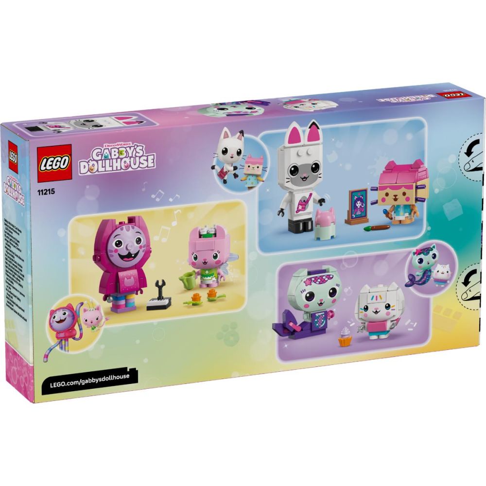 LEGO® Gabbys Dollhouse - Prietenele pisicute din caramizi ale lui Gabby (11215)