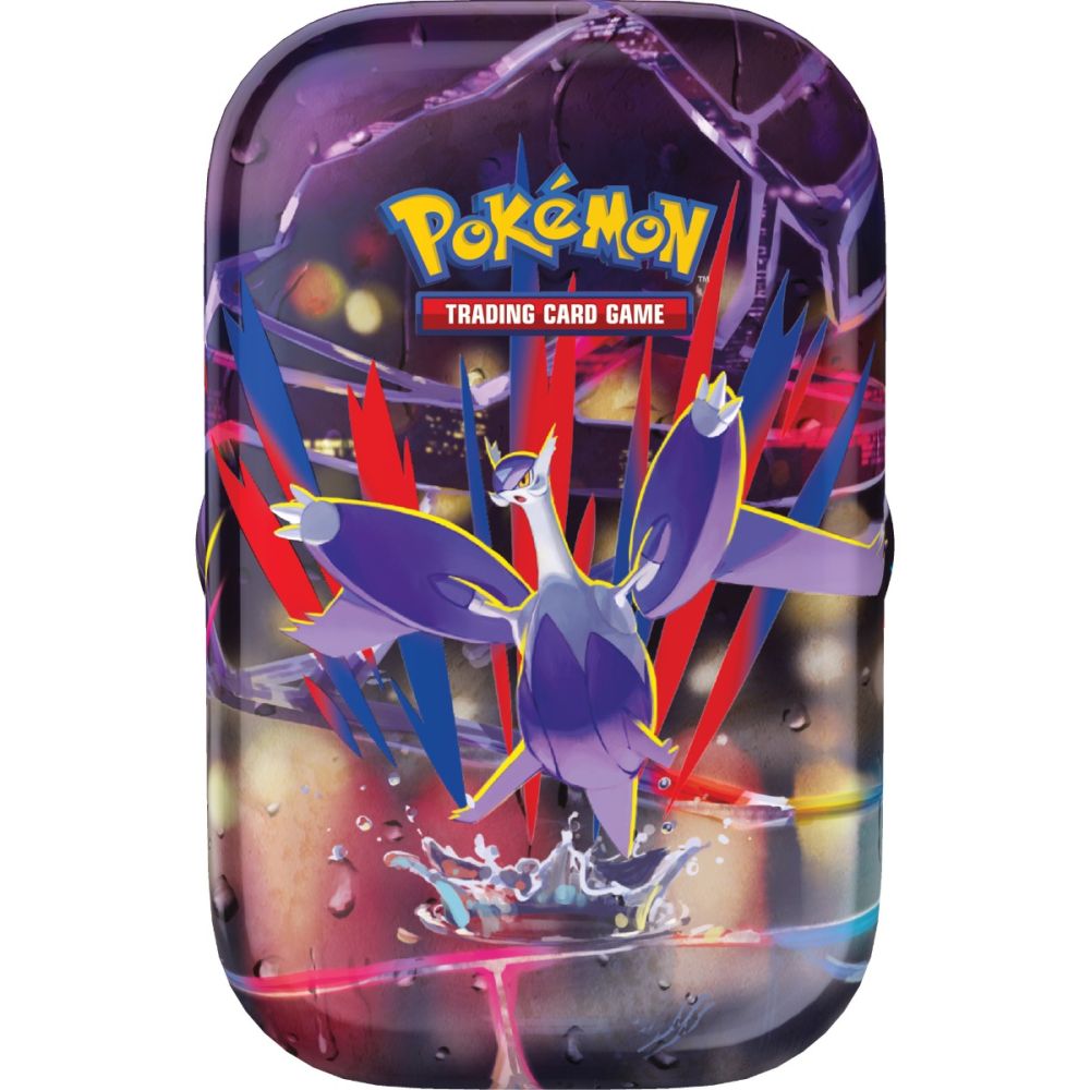 Set carti de joc in cutie Pokemon TCG, Mega Evolution 01 Mini Tins
