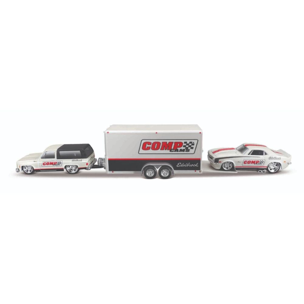 Set camion si masina metalica, Maisto, Design Team Haulers, 1:64