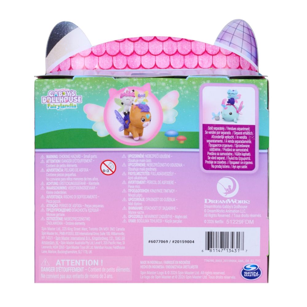 Set de joaca, Gabbys Dollhouse, Fairylandia, Pandy Paws si Kico, 20157354