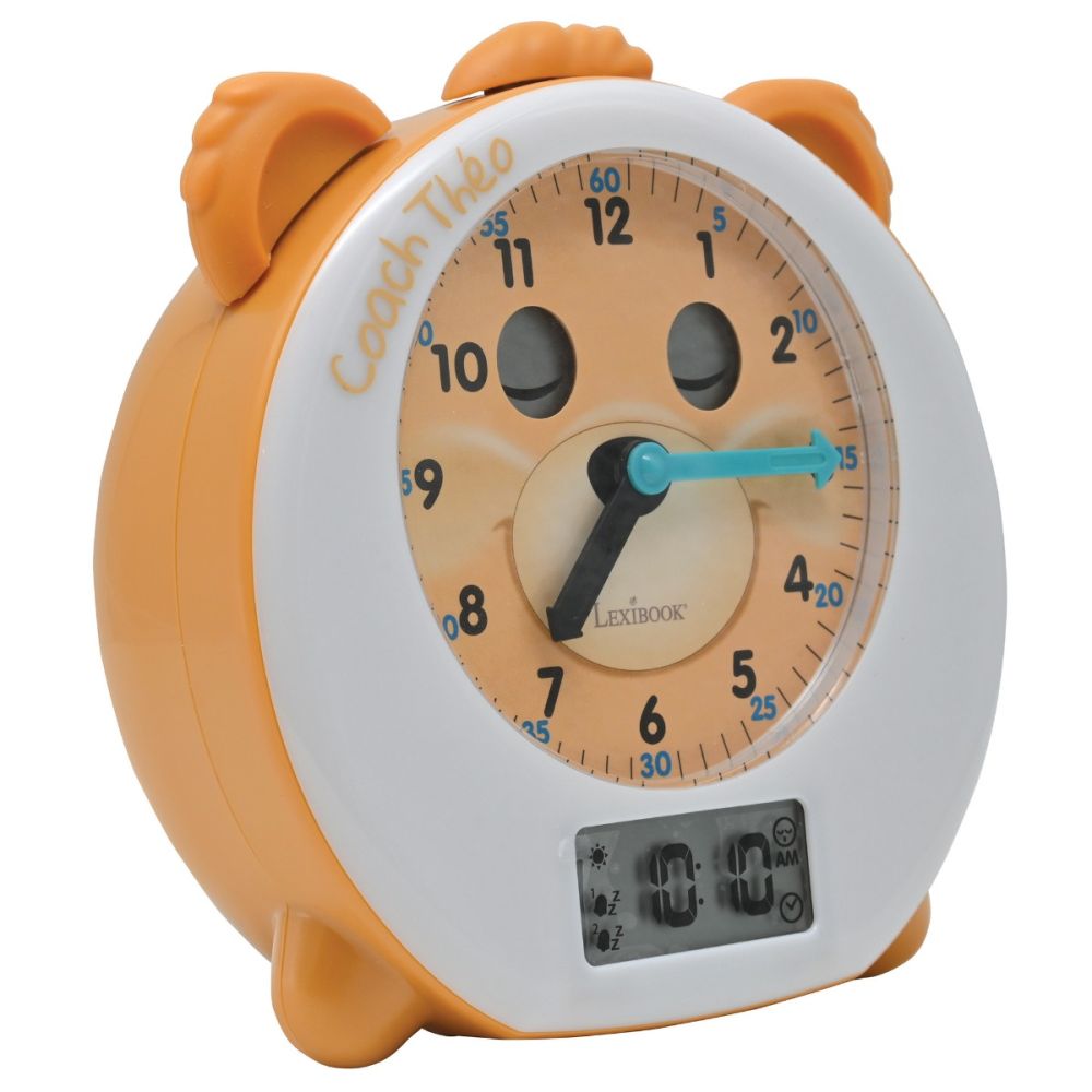 Ceas cu alarma, functie de povestire si lumini, Lexibook, Theo