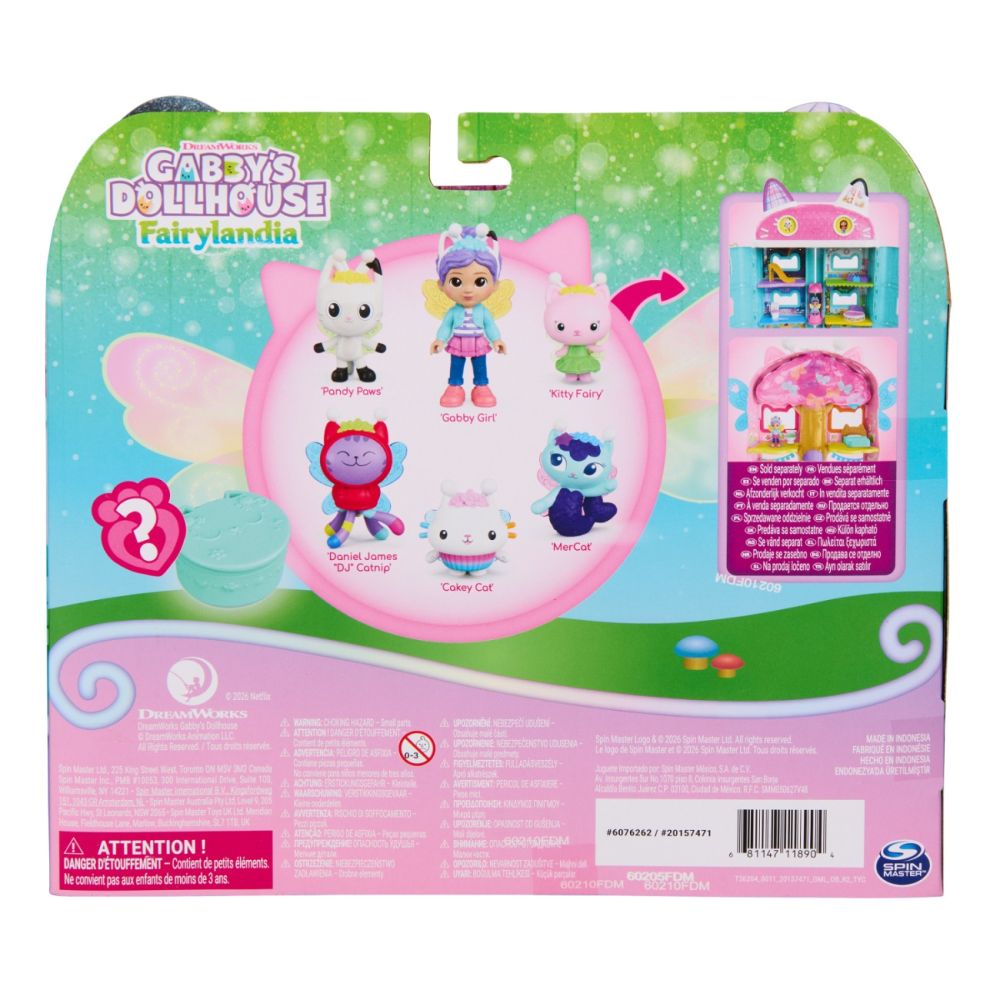 Set de joaca, Gabbys Dollhouse, Fairylandia, Fairy-Riffic Friends, 6076262