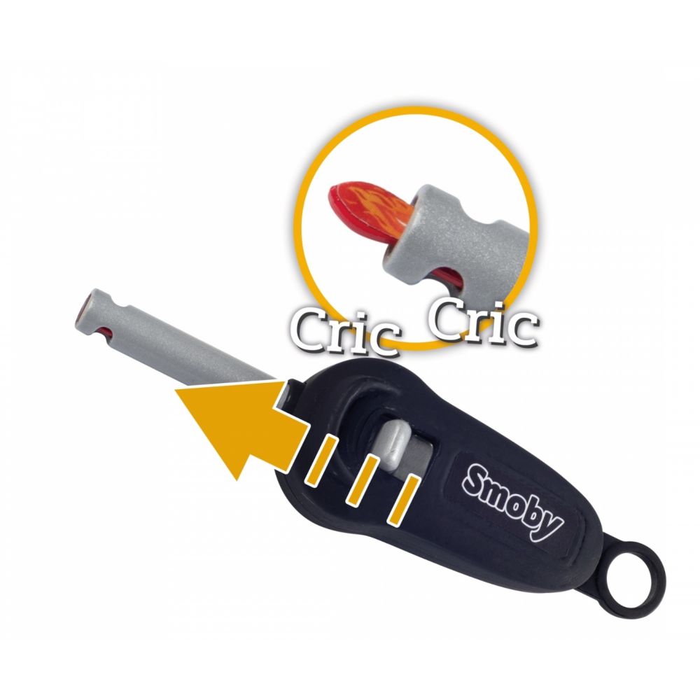 Set gratar cu accesorii, Smoby, BBQ Grill, 18 accesorii