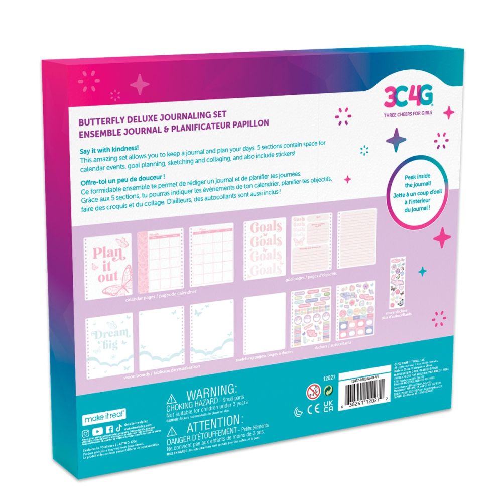 Jurnal si 2 pixuri cu gel, 3C4G, Butterfly Deluxe