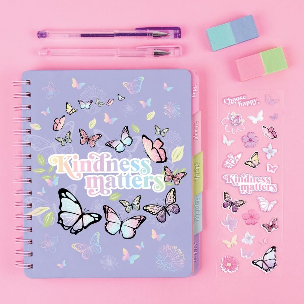 Jurnal si 2 pixuri cu gel, 3C4G, Butterfly Deluxe