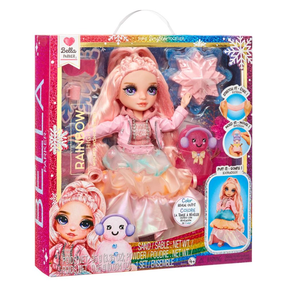 Papusa Rainbow High, Winter Wonderland, Bella, 120827EUC