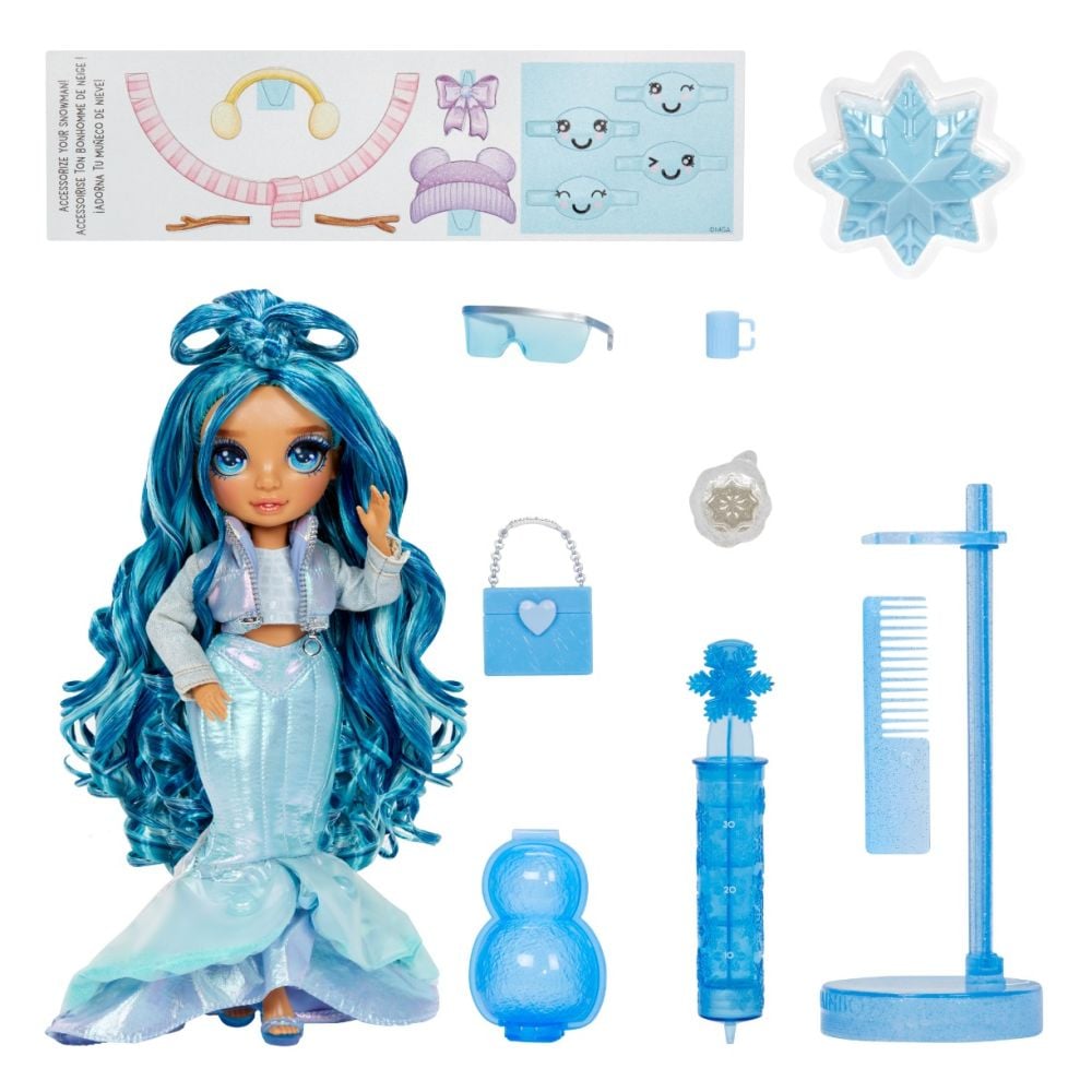 Papusa Rainbow High, Winter Wonderland, Skyler, 120834EUC