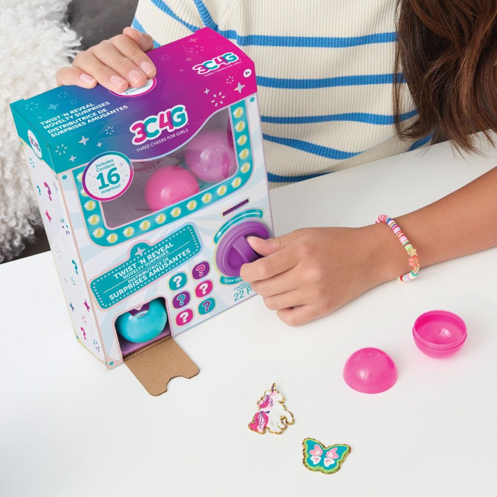 Set accesorii surpriza, 3C4G, Twist N Reveal, 22 piese