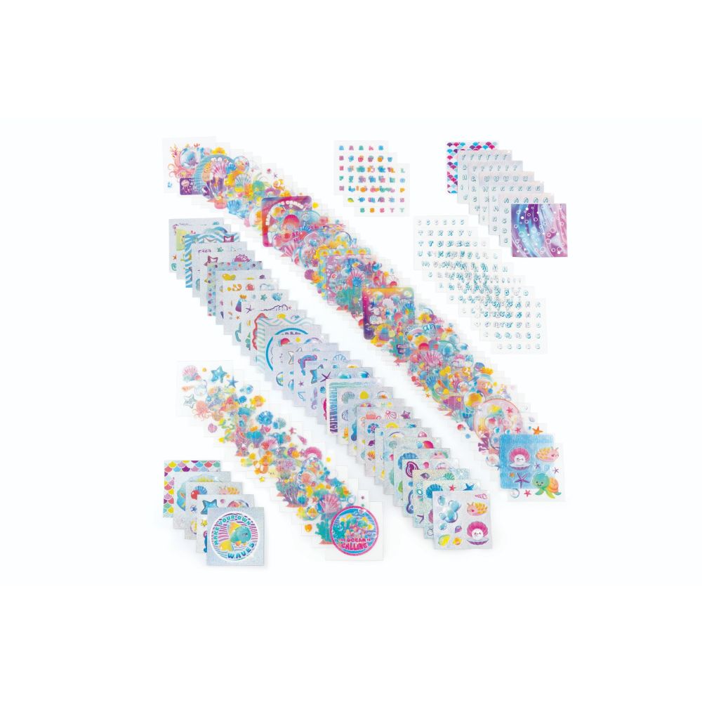 Set de stickere, 3C4G, Aquatic Fantasy, 120 piese