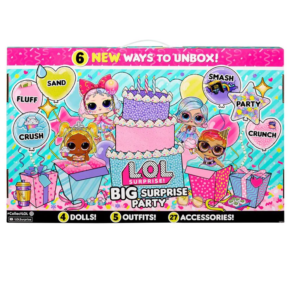 Set 4 papusi, LOL Surprise, Big Party, 40 surprize, 120957EUC