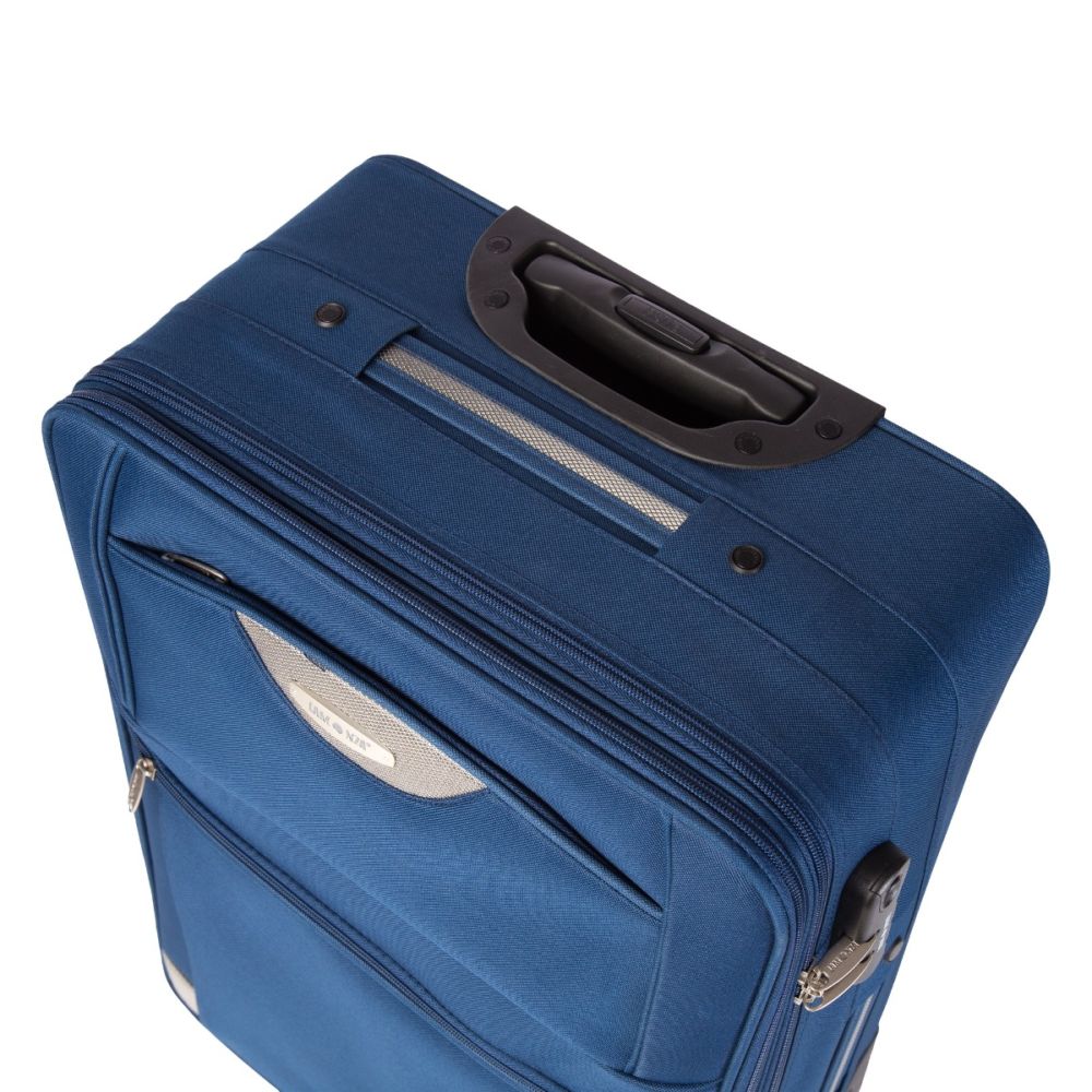 Troler Lamonza Atlanta, albastru, 65 x 41 x 24 cm