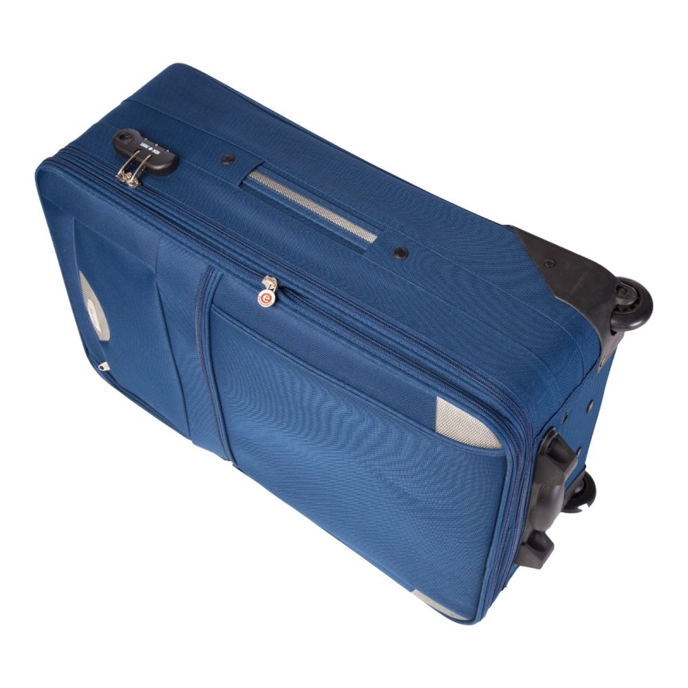 Troler Lamonza Atlanta, albastru, 65 x 41 x 24 cm