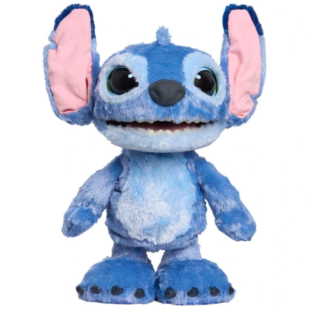 Jucarie de plus interactiva cu 100 de sunete si reactii, Disney Stitch, Ultimate Stitch