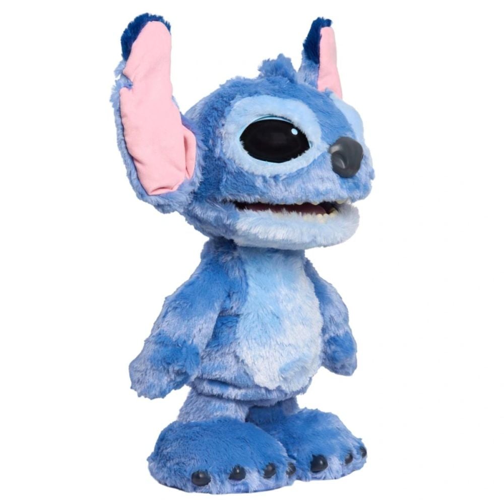 Jucarie de plus interactiva cu 100 de sunete si reactii, Disney Stitch, Ultimate Stitch