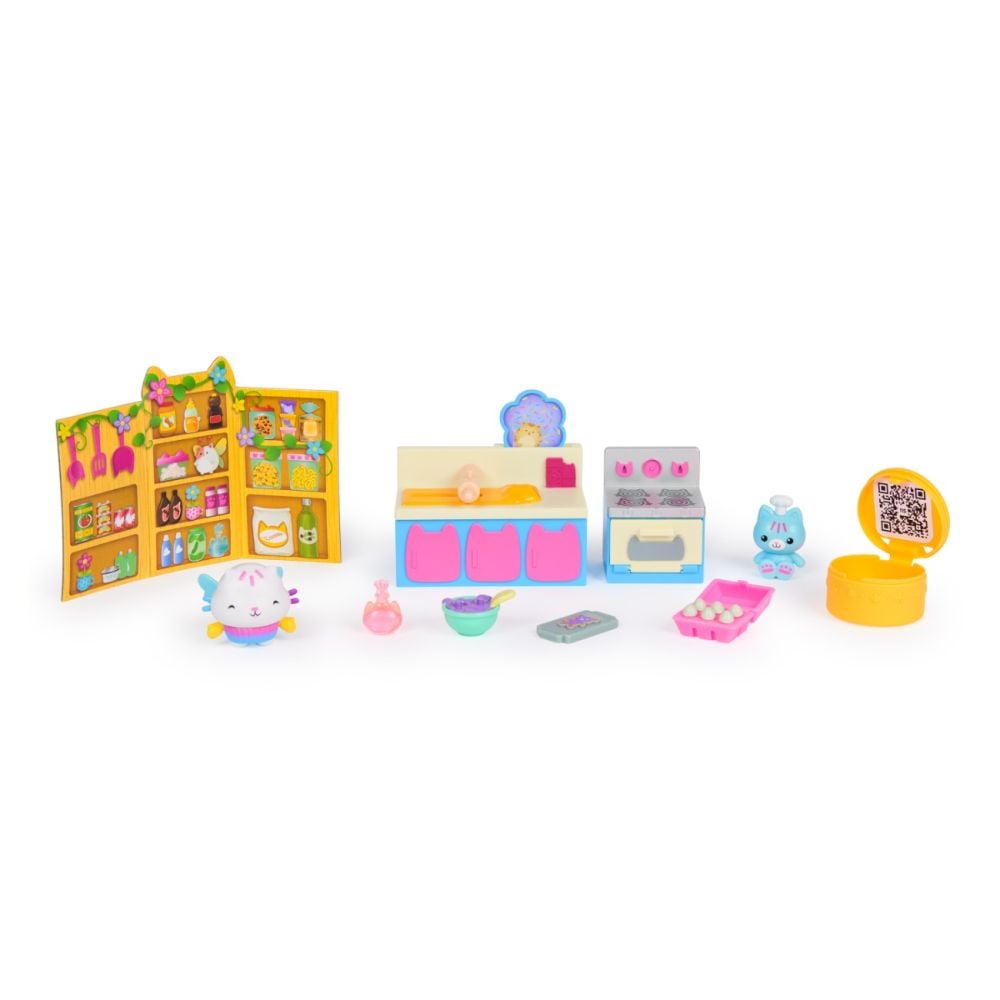 Set de joaca, Gabbys Dollhouse, Fairylandia, Cakey Cats Fairy Kitchen, 20158034