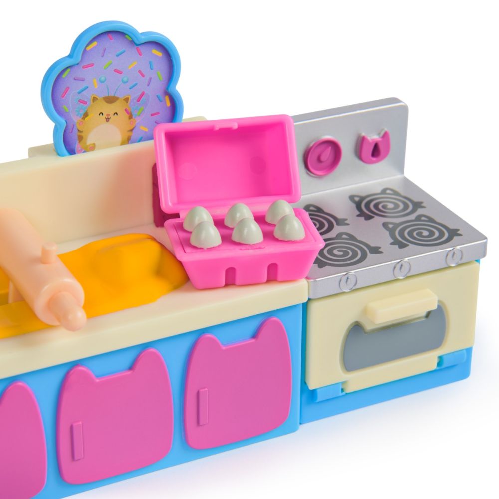 Set de joaca, Gabbys Dollhouse, Fairylandia, Cakey Cats Fairy Kitchen, 20158034