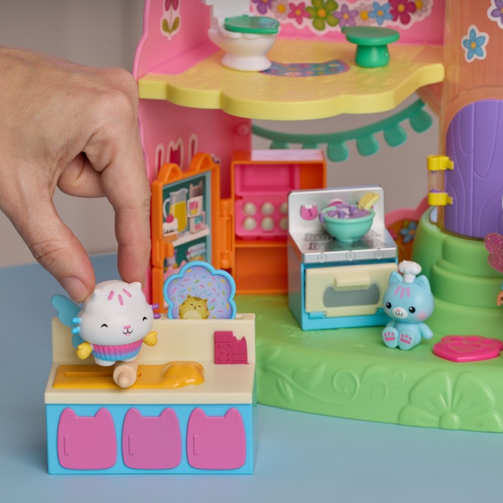 Set de joaca, Gabbys Dollhouse, Fairylandia, Cakey Cats Fairy Kitchen, 20158034