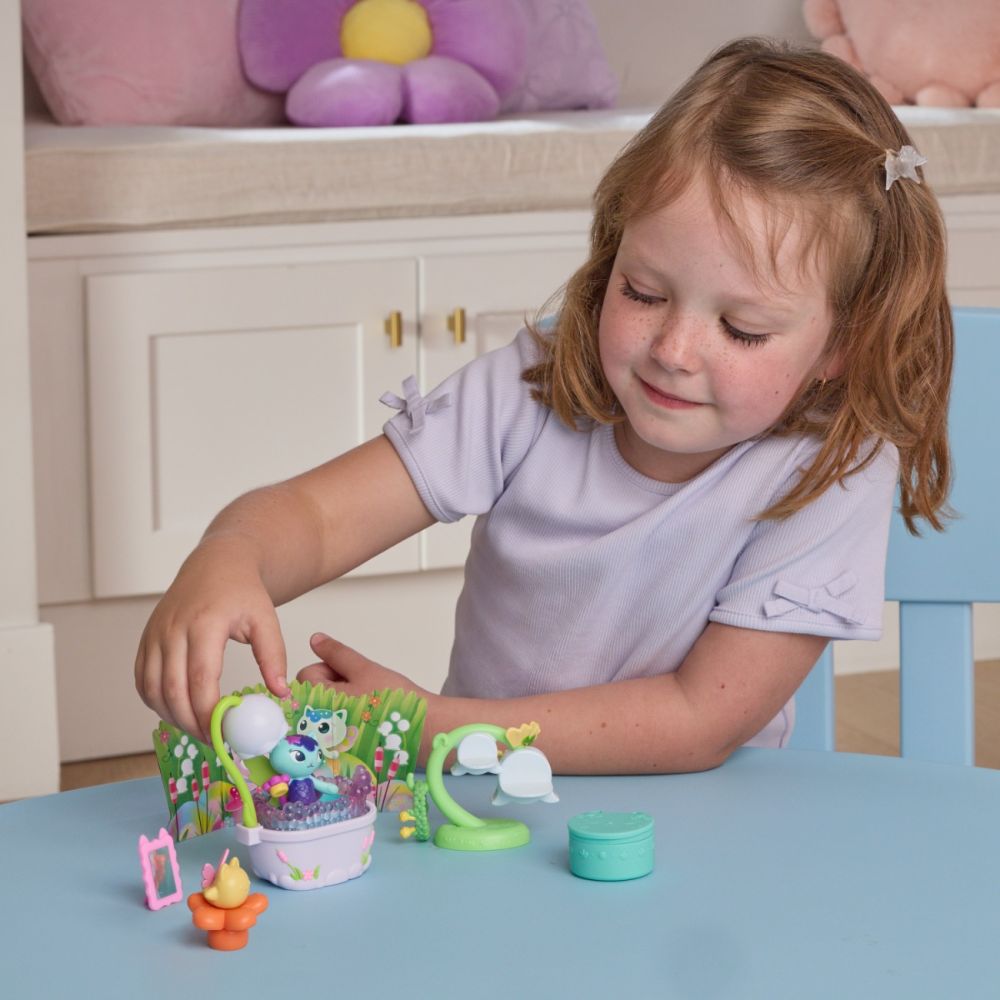 Set de joaca, Gabbys Dollhouse, Fairylandia, MerCats Fairy Bathroom, 20158035