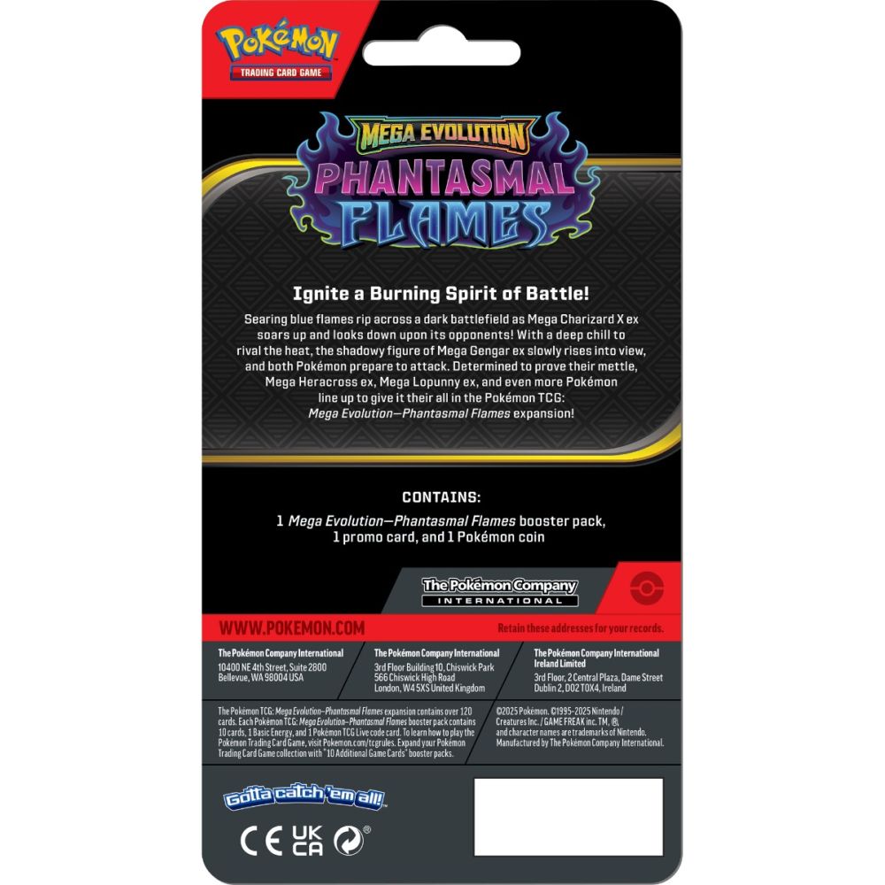 Set carti de joc, Pokemon TCG, Mega Evolution, Phantasmal Flames, Checklane