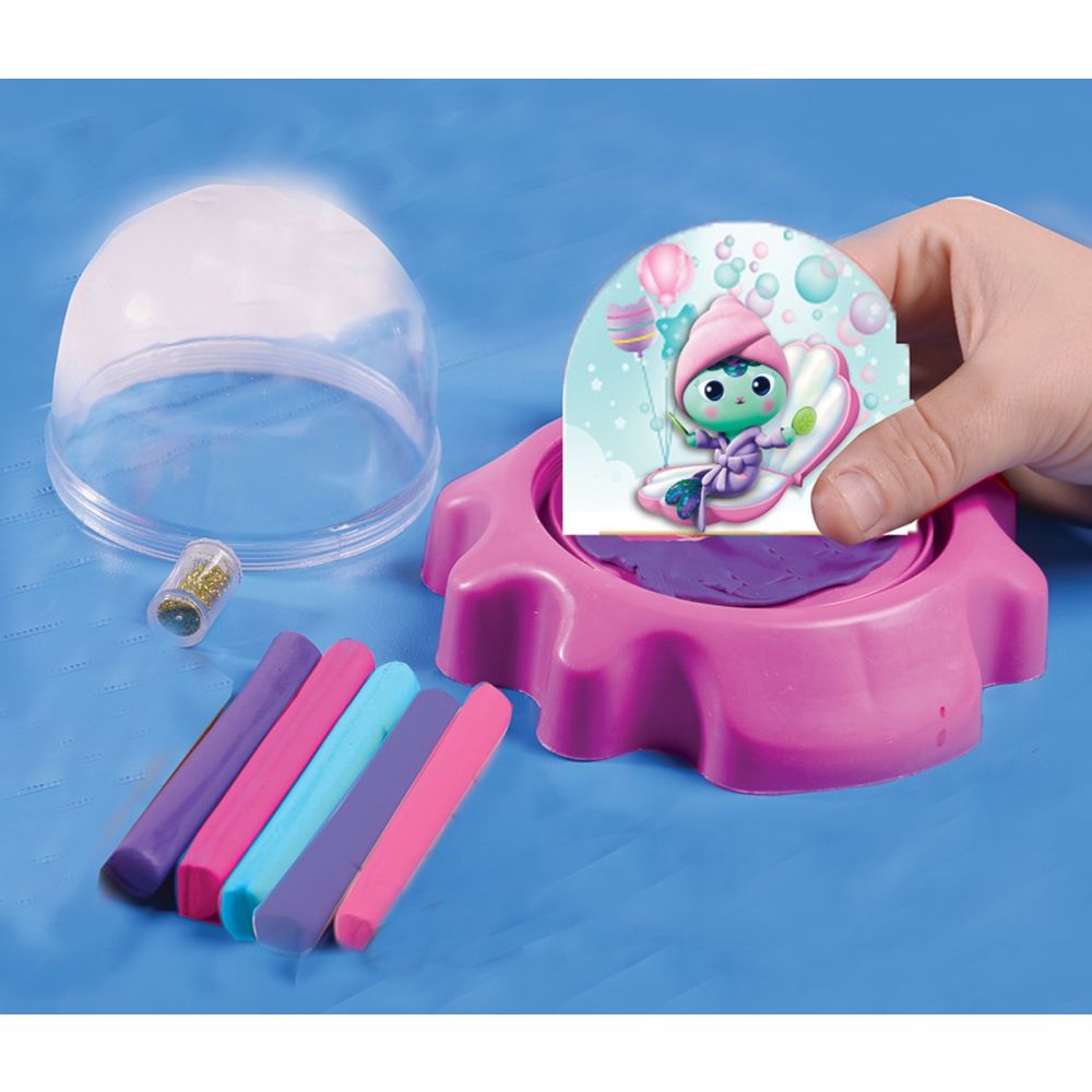 Set de creatie, Gabbys Dollhouse, Glob cu sclipici