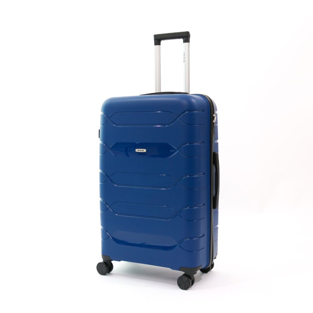 Troler Lamonza Reno, albastru, 74 x 46 x 27 cm