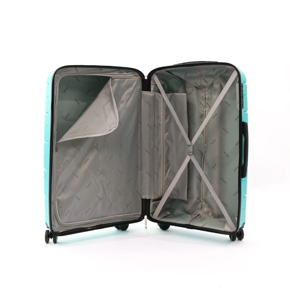 Troler Lamonza Reno, turcoaz, 74 x 46 x 27 cm