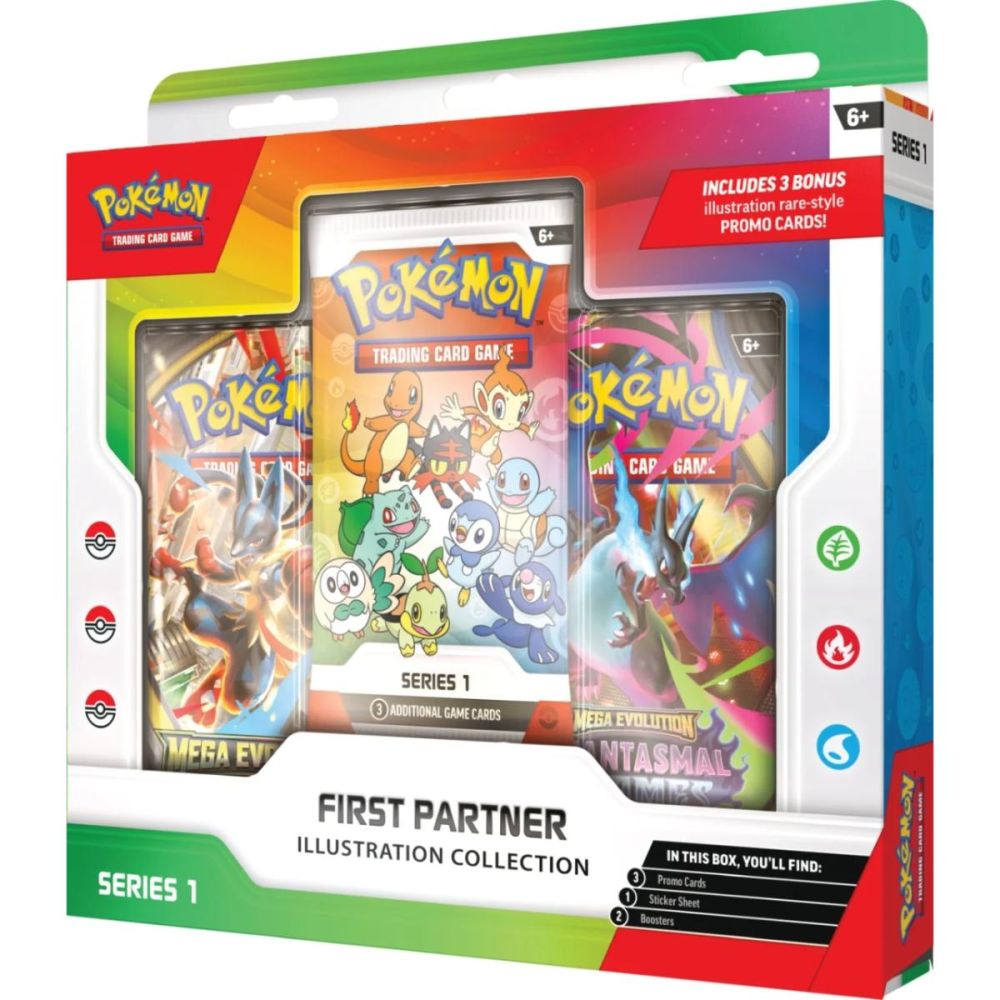 Set carti de joc, Pokemon TCG, First Partner Illustration