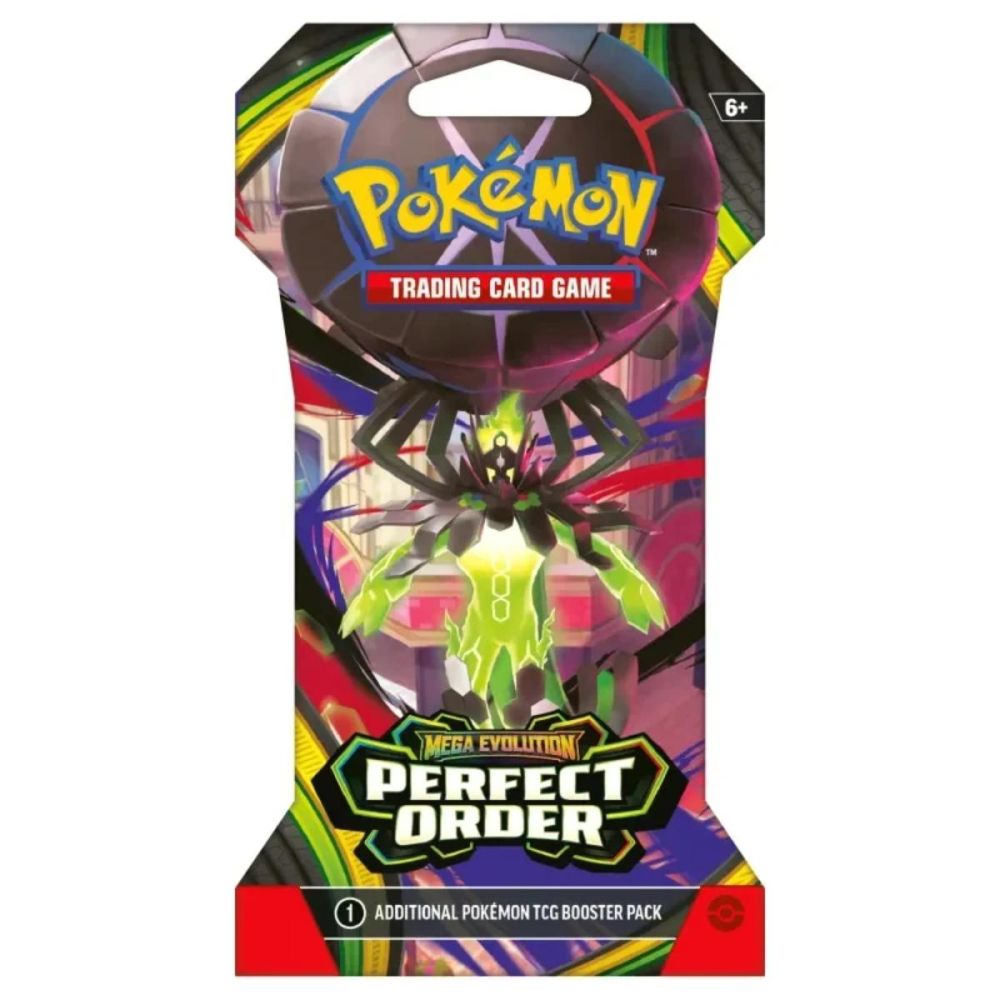 Set carti de joc, Pokemon TCG, Mega Evolution, Perfect Order, Sleeved Booster