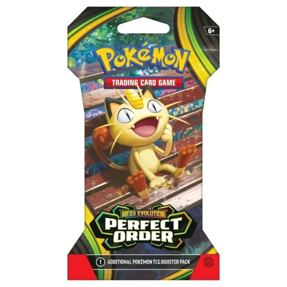 Set carti de joc, Pokemon TCG, Mega Evolution, Perfect Order, Sleeved Booster