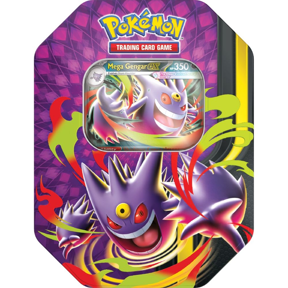 Set carti de joc, Pokemon TCG, Mega Evolution, Summer Tin, Mega Moonlit ex