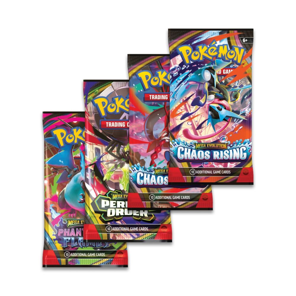 Set carti de joc, Pokemon TCG, Mega Evolution, Summer Tin, Mega Moonlit ex