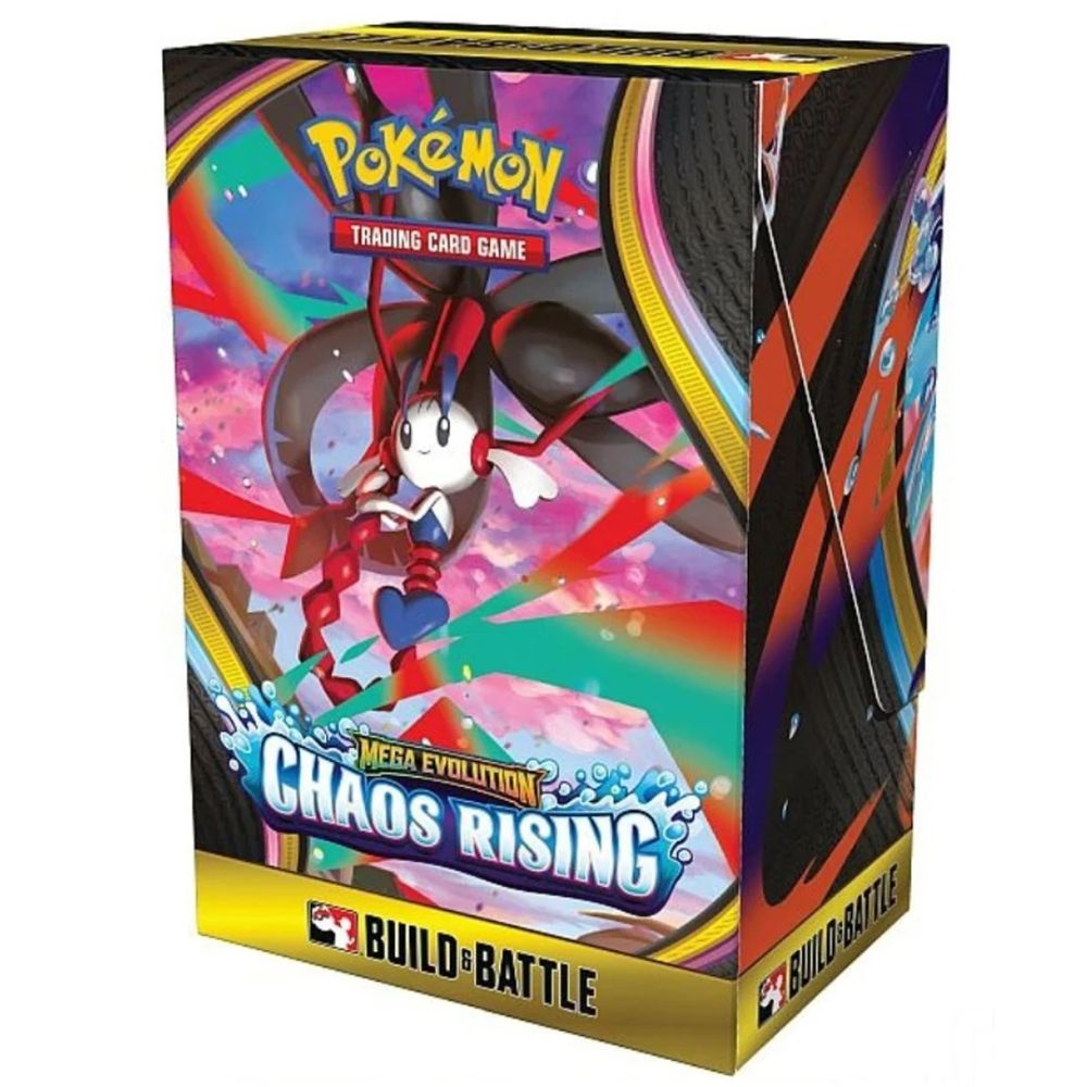 Set carti de joc, Pokemon TCG, Mega Evolution, Chaos Rising Build si Battle Box