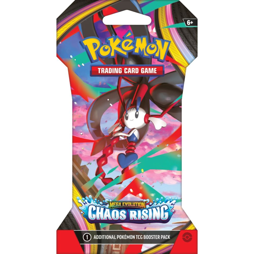 Set carti de joc, Pokemon TCG, Mega Evolution, Chaos Rising Sleeved Booster