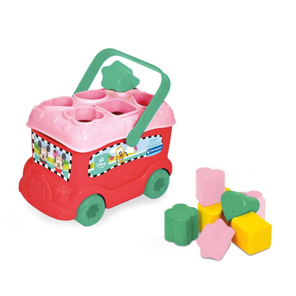 Set cu forme de sortat, Clementoni, Minnie Mouse