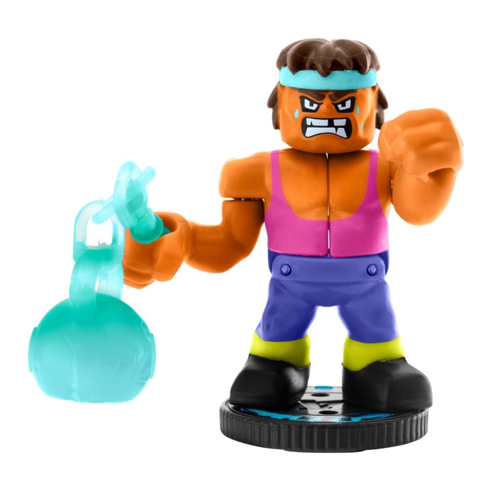 Set 2 figurine Akedo, Power Storm, Buster Splits Vs Sweatstain, S4