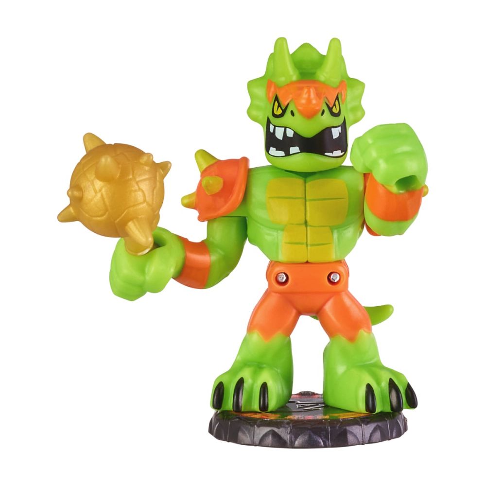 Figurina cu accesorii, Akedo, Beast Strike, Tricerachops, S5