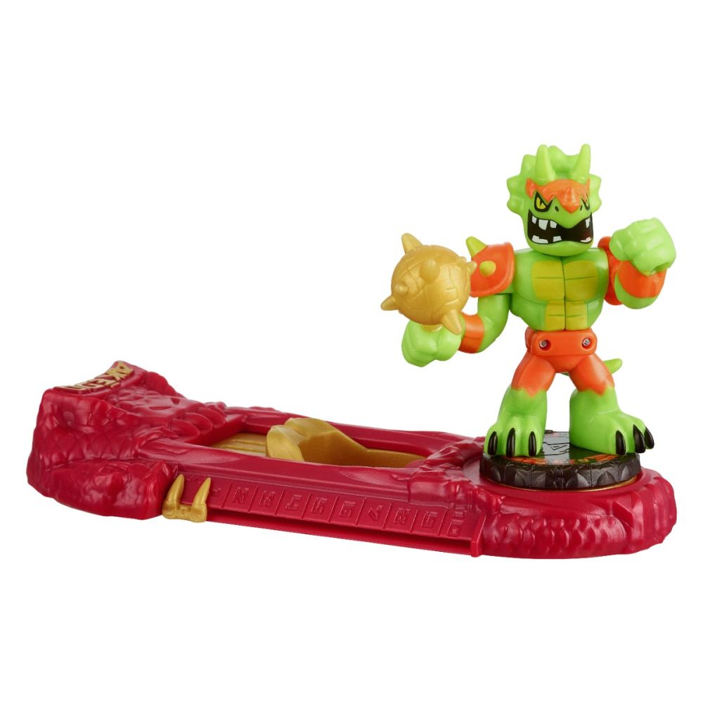 Figurina cu accesorii, Akedo, Beast Strike, Tricerachops, S5