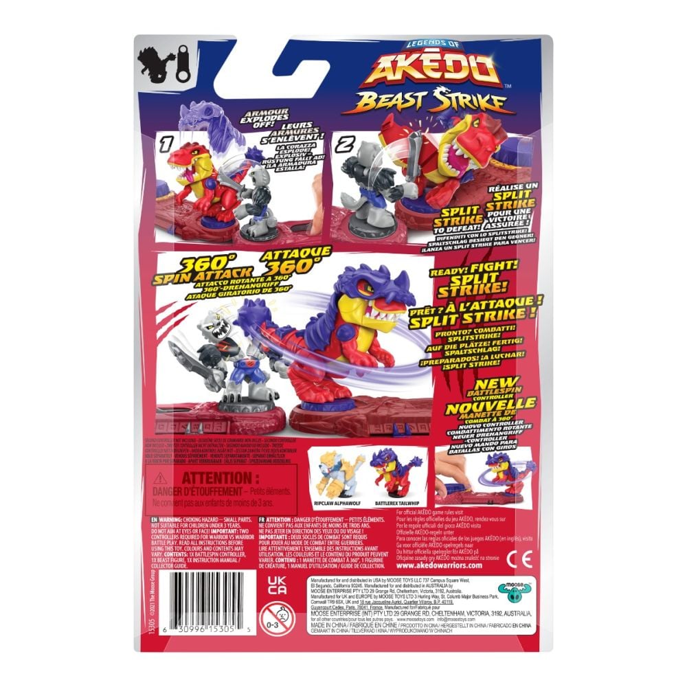 Figurina Ultra Beast, Akedo, Beast Strike, Battlerex Tailwhip, S6