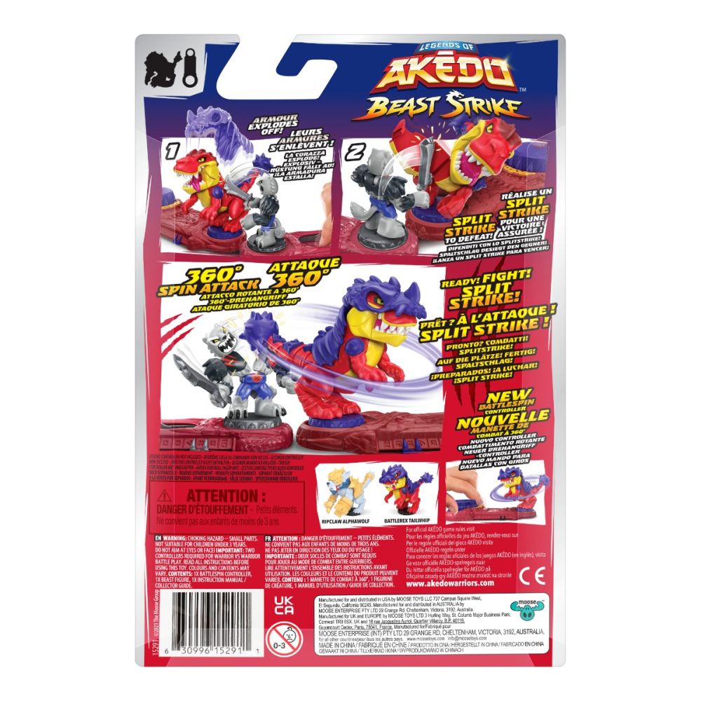 Figurina Ultra Beast, Akedo, Beast Strike, Ripclaw Alphawolf, S6