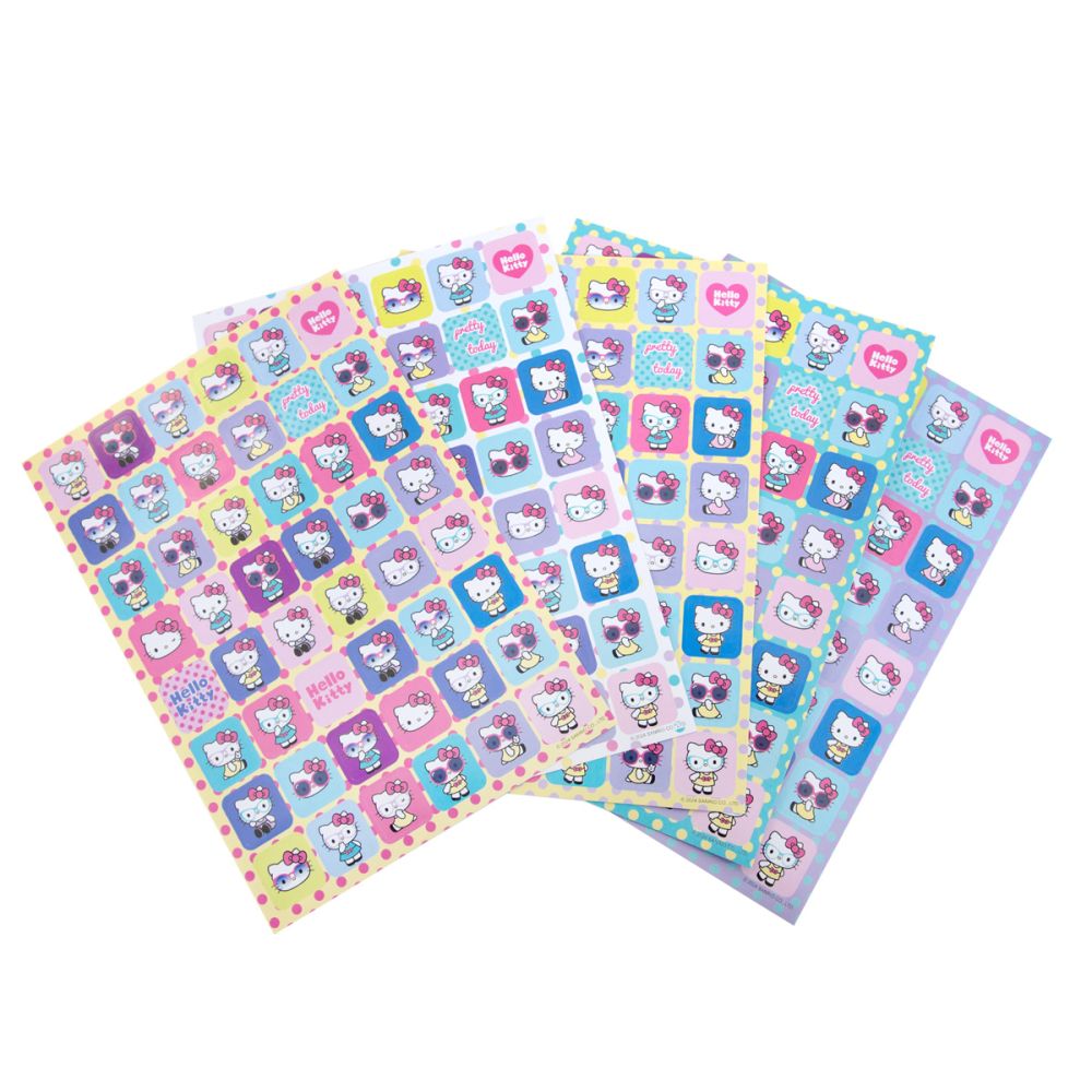 Set de colorat in trusa, Hello Kitty, 137 piese