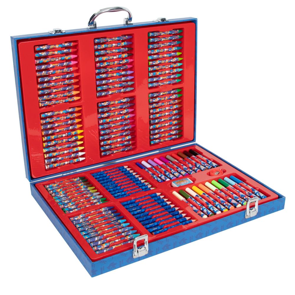 Set de colorat in trusa, Sonic the Hedgehog, 137 piese