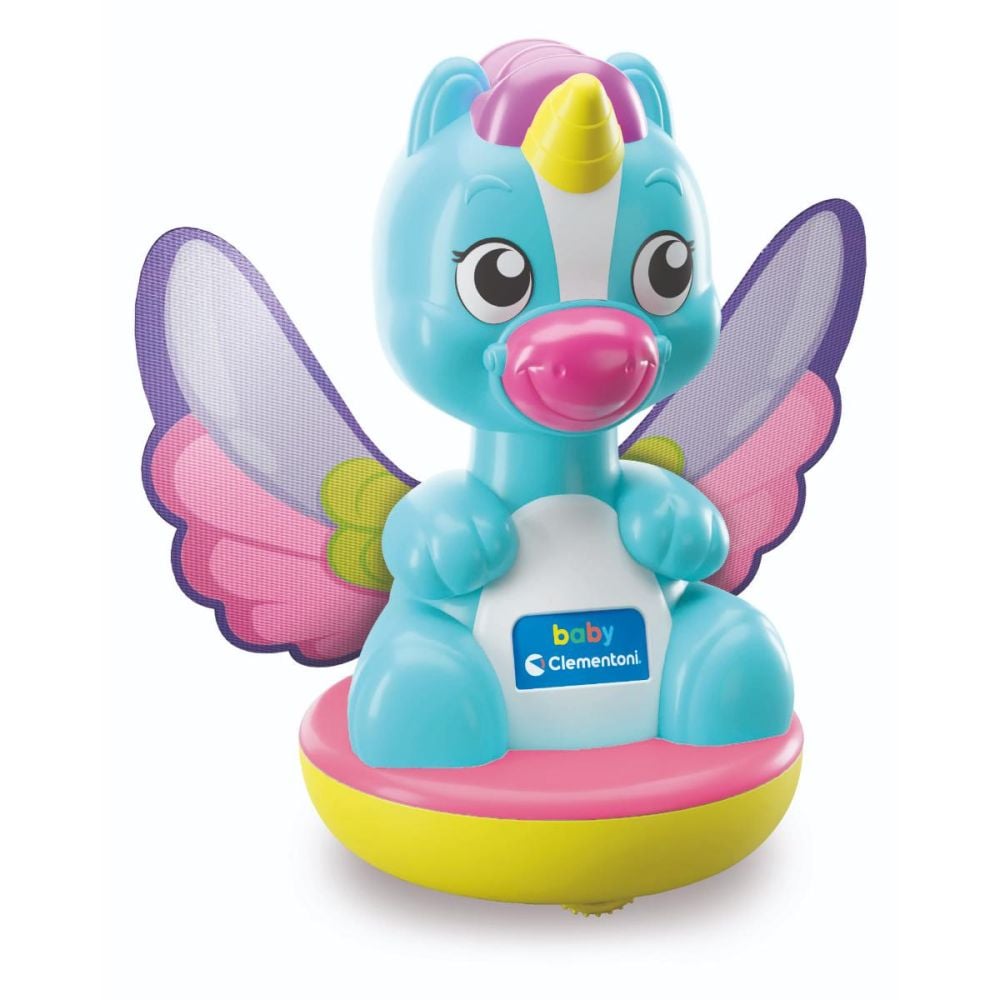 Jucarie bebelusi, Clementoni Baby, Spin&Dream, Unicorn si Dragon
