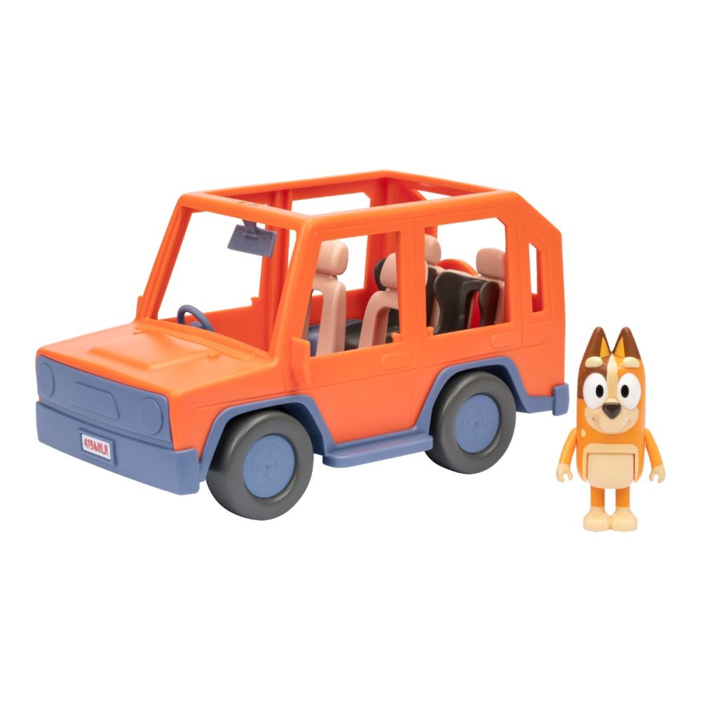 Masina si figurina, Bluey, Heeler Family Road trip 4 WD