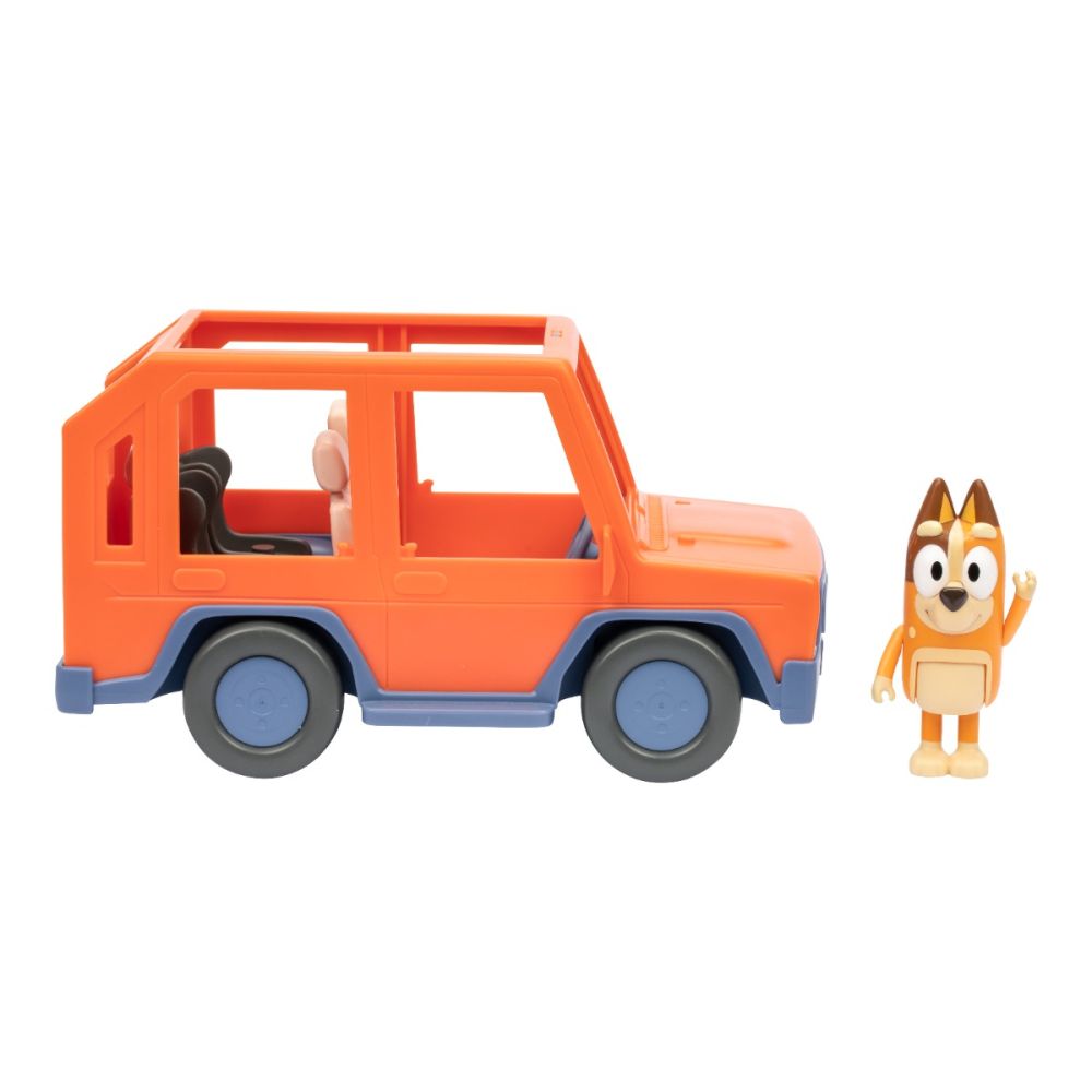 Masina si figurina, Bluey, Heeler Family Road trip 4 WD