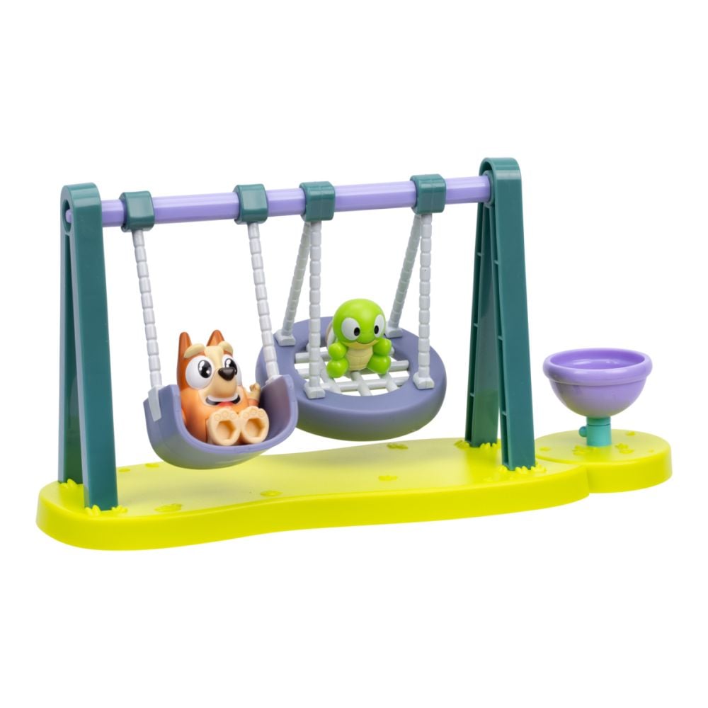 Set de joaca cu 2 figurine, Bluey, Turtleboy Playground